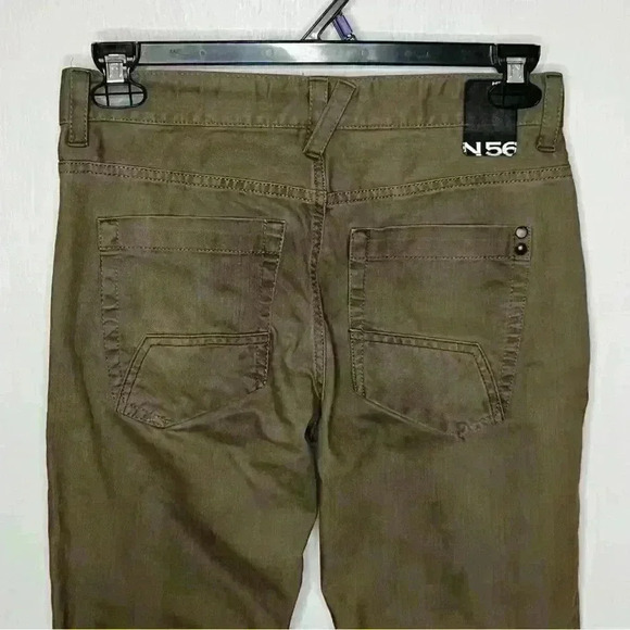 Helix N56 Relaxed Straight Denim Jeans Men 30x30 Brown 5 Pocket Cotton Casual - Picture 4 of 7